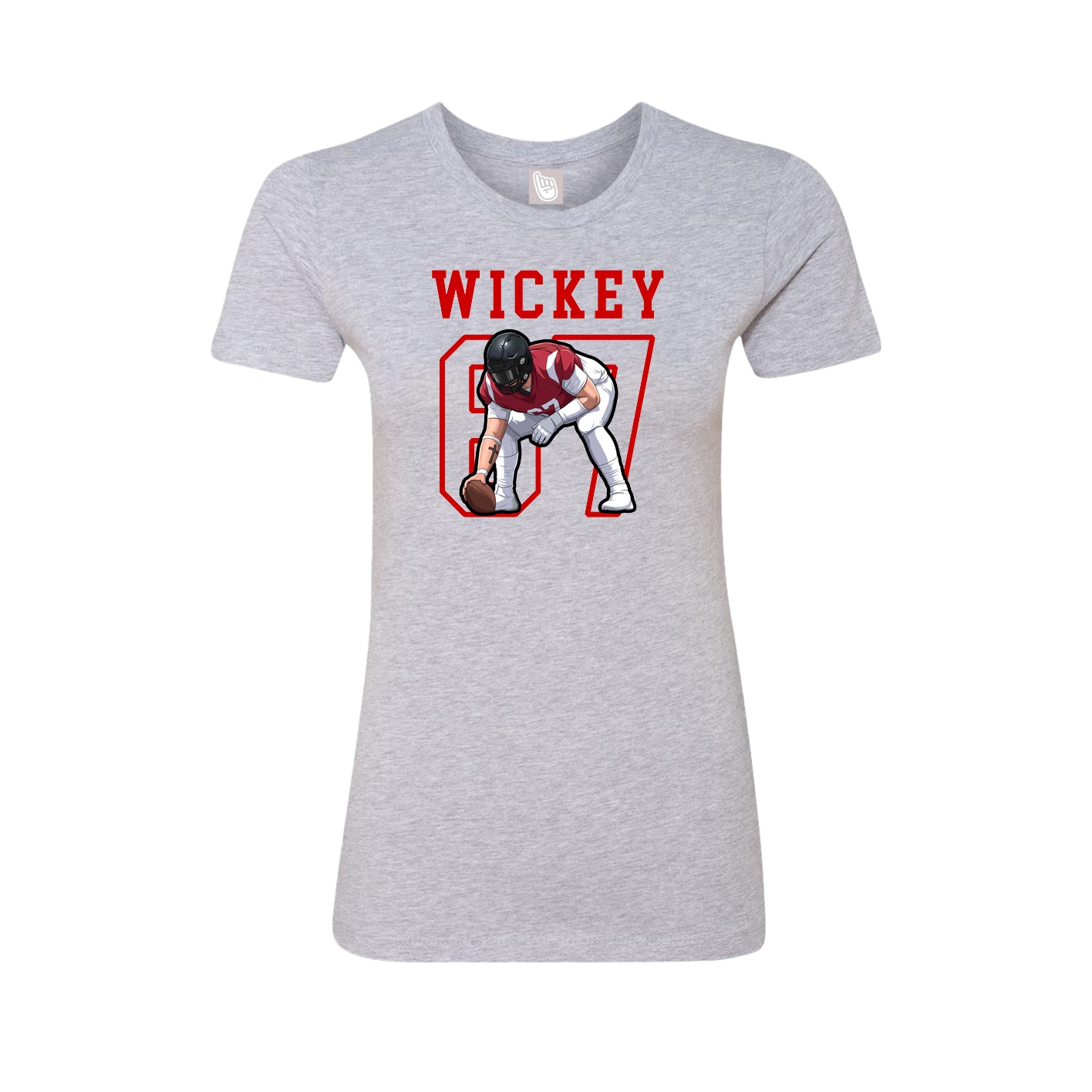 Fitted Women's Tee — Shirsey in Grey