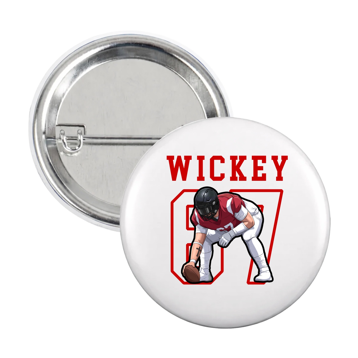 Game Day Button — Shirsey in White