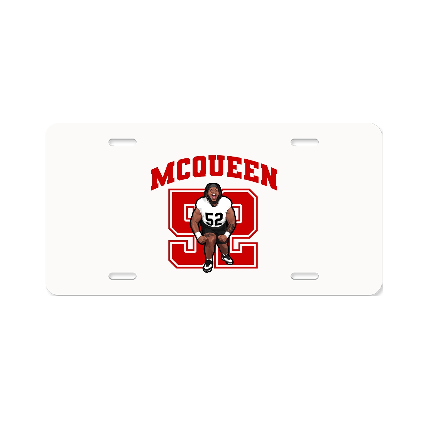 License Plate — Number in Classic