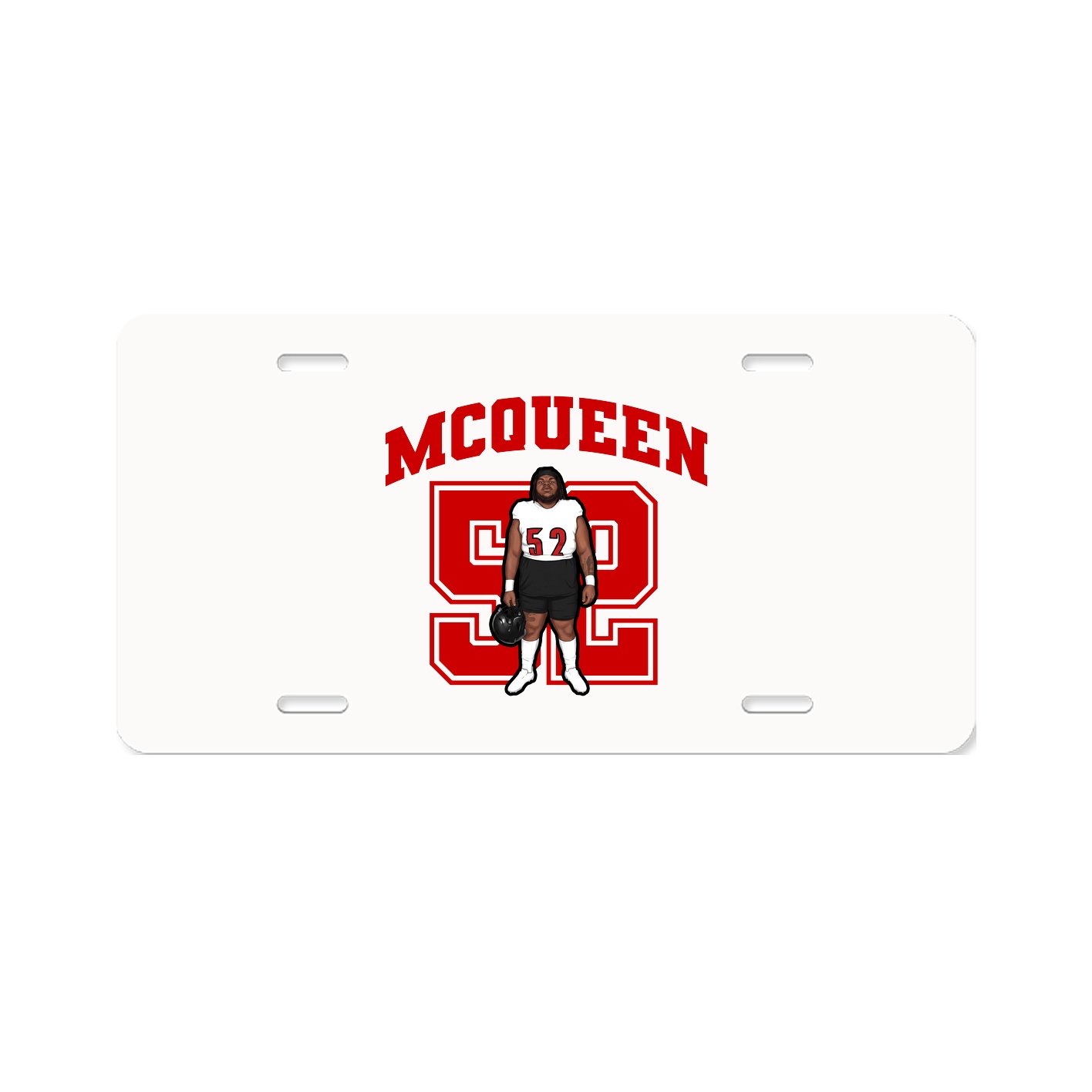 License Plate — Number in Classic