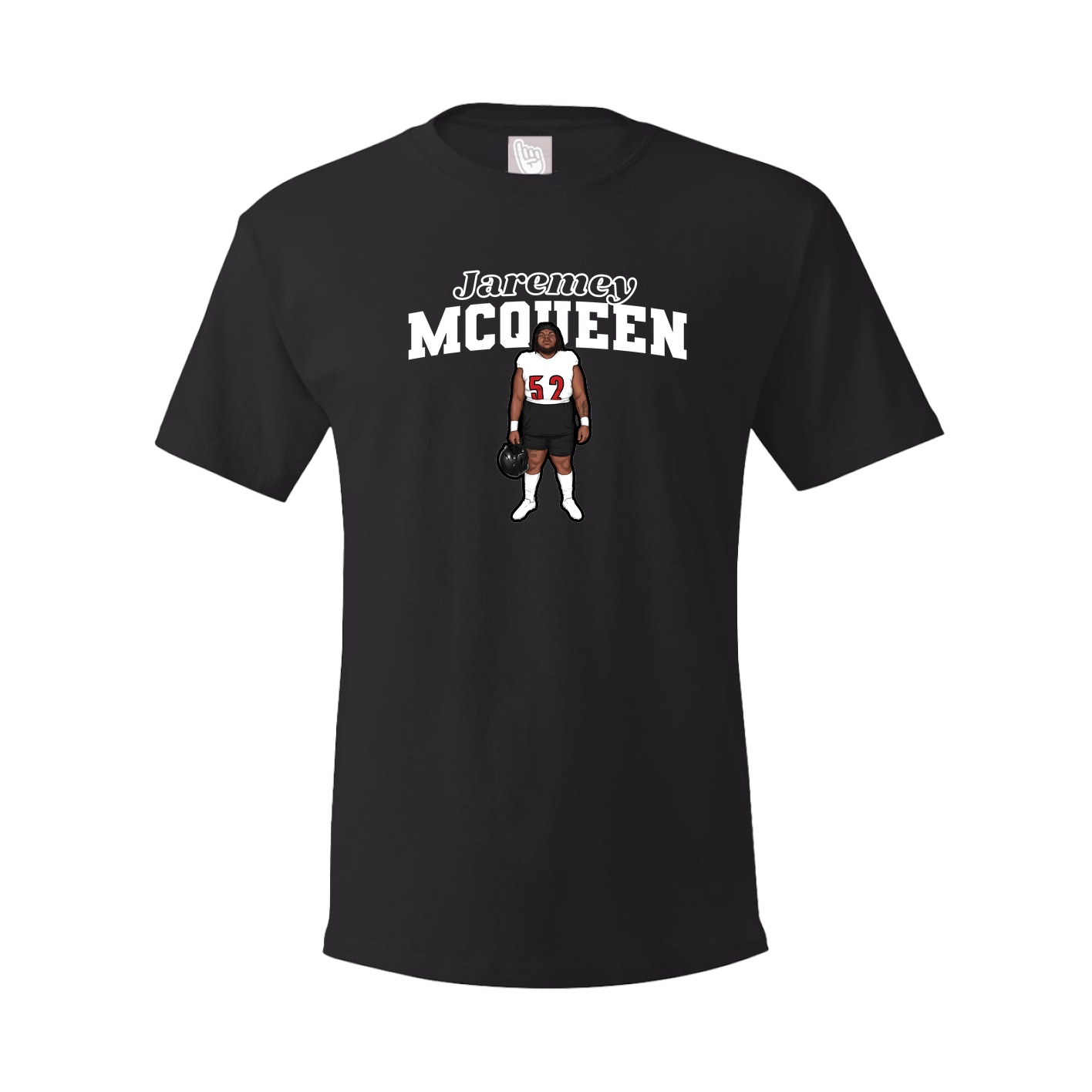 Youth Tee — Name Arch in Black