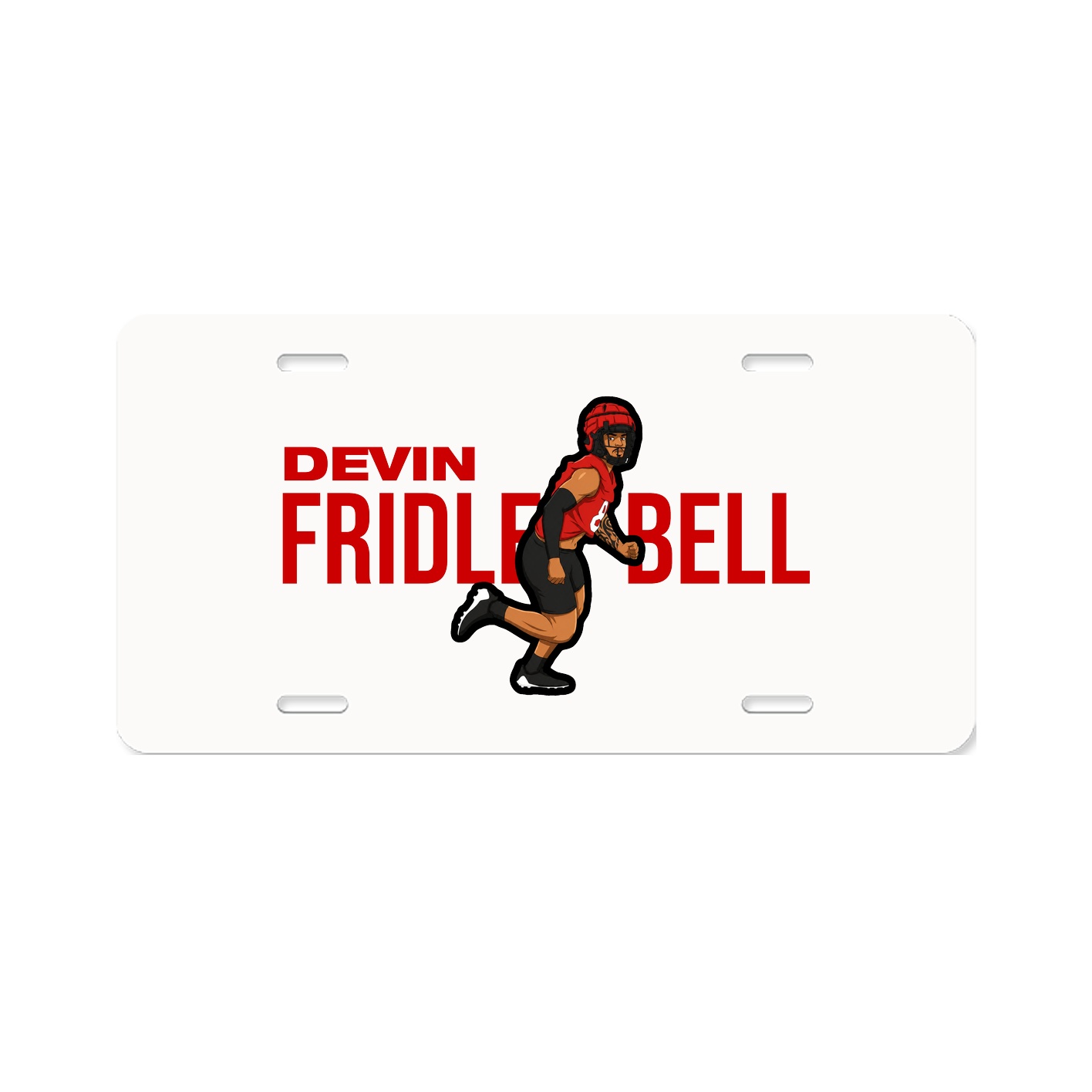 License Plate — Player Name in Classic