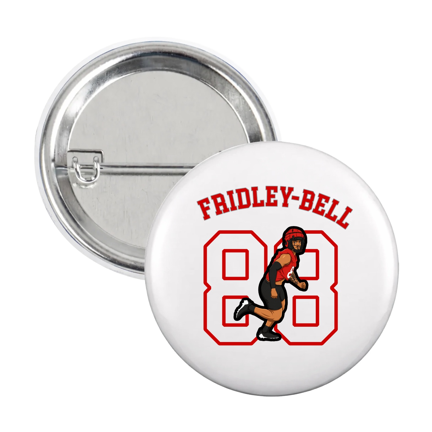 Game Day Button — Shirsey Arch in White