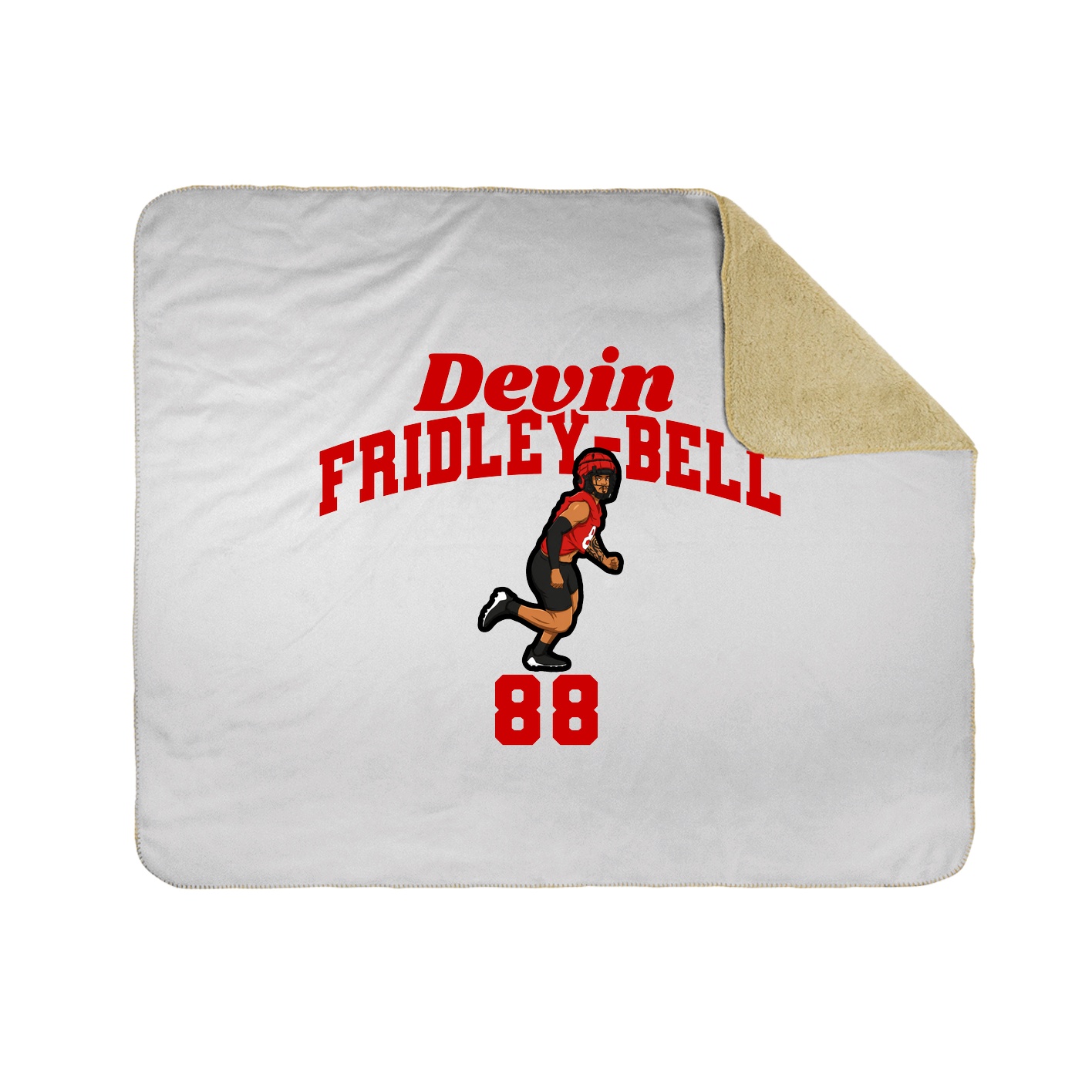 Throw Blanket — Signature Arch in White