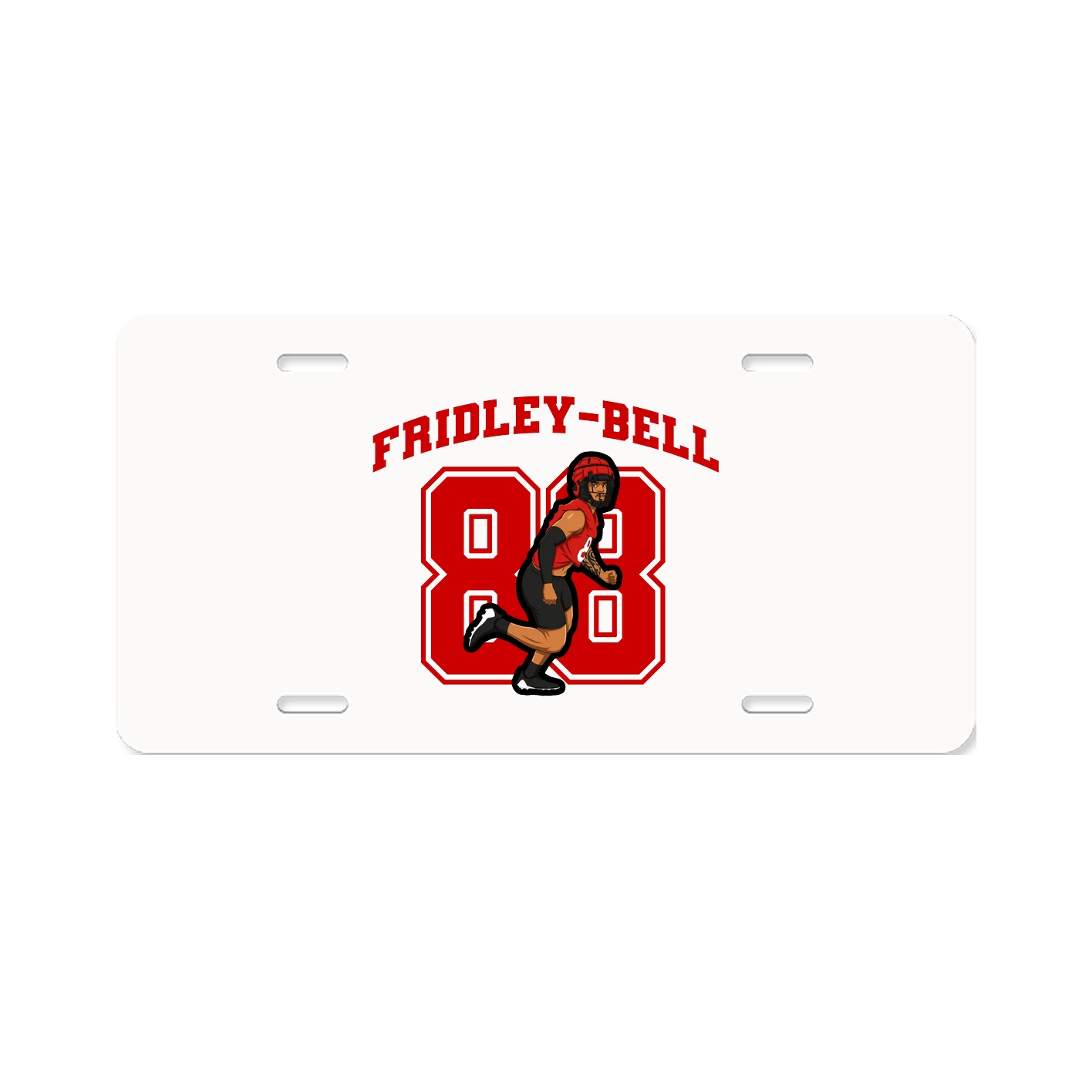 License Plate — Number in Classic