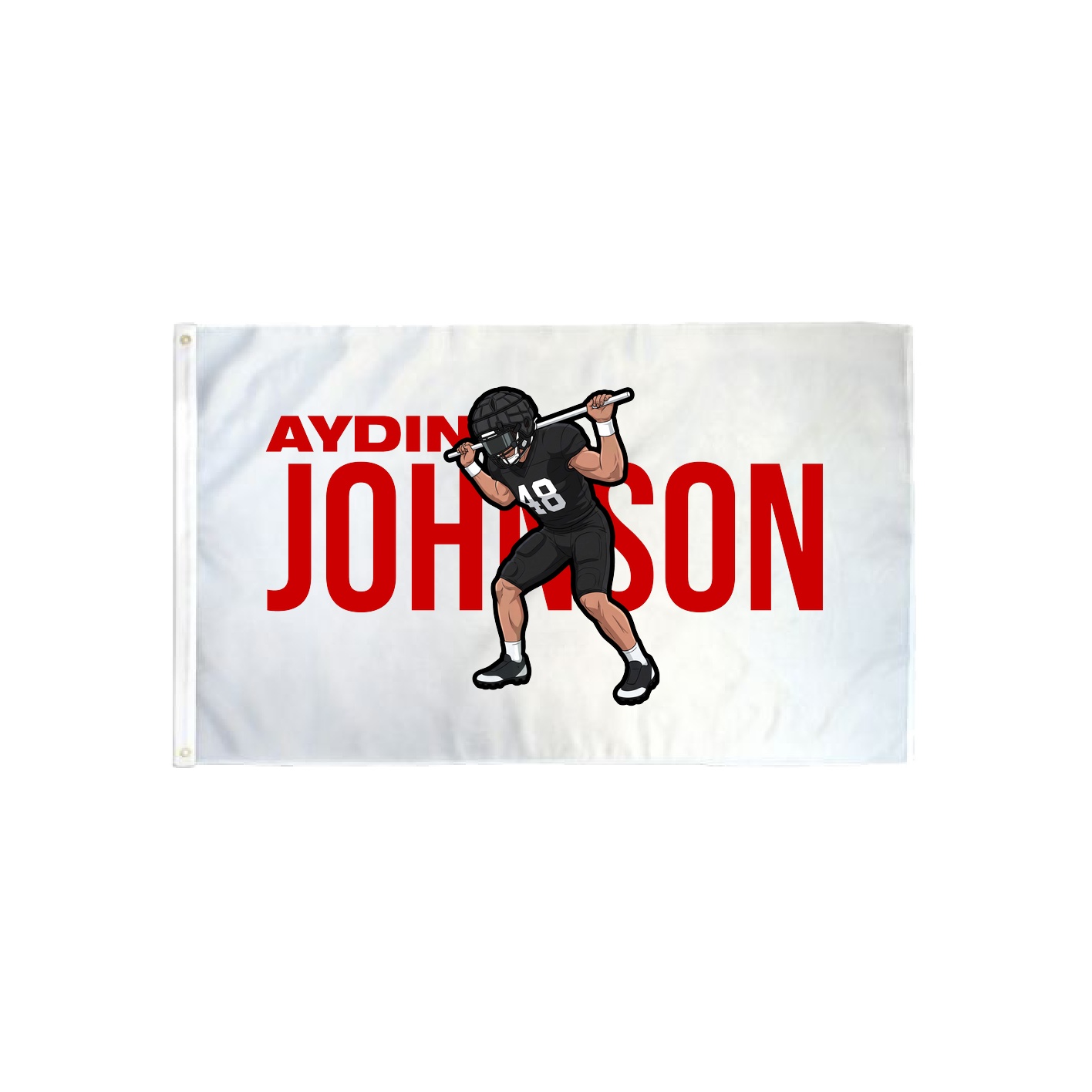 3x5 Flag — Player Name in Classic