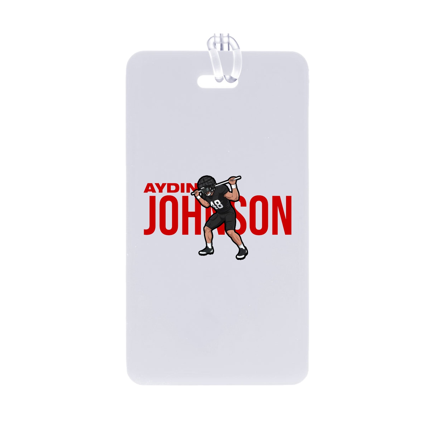 Bag Tag — Player Name in Classic