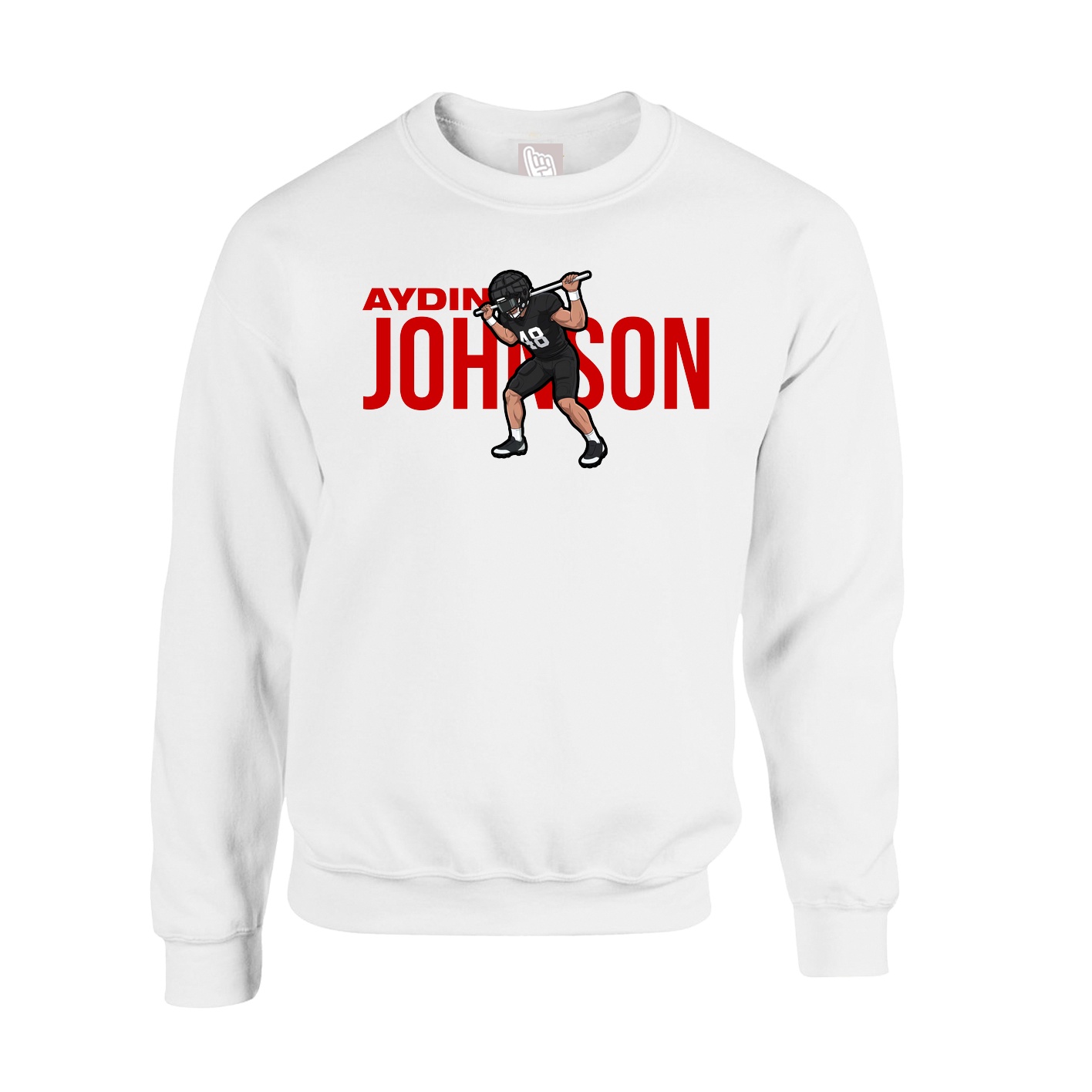 Fleece Crew — Player Name in White