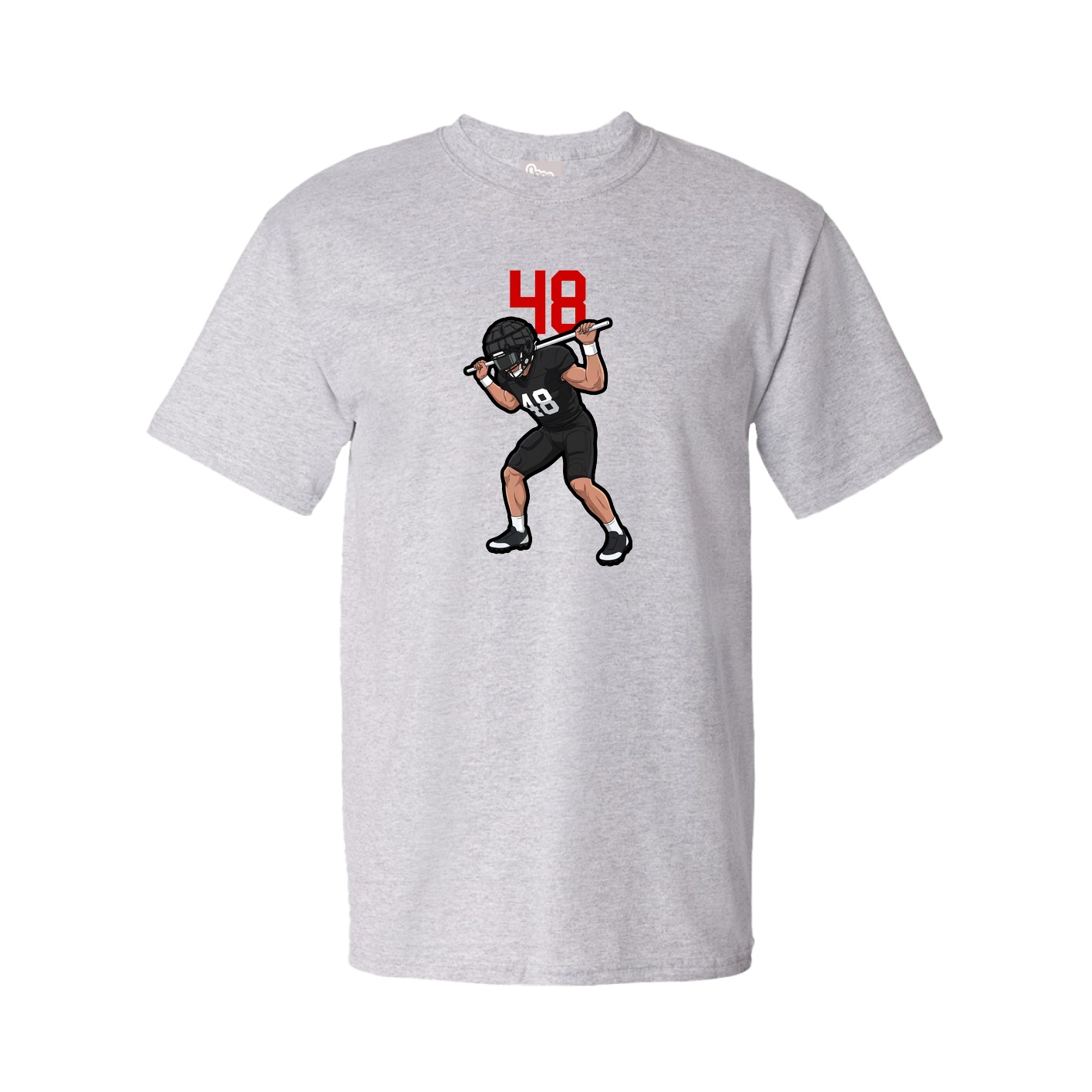 Tee — Number Top in Grey