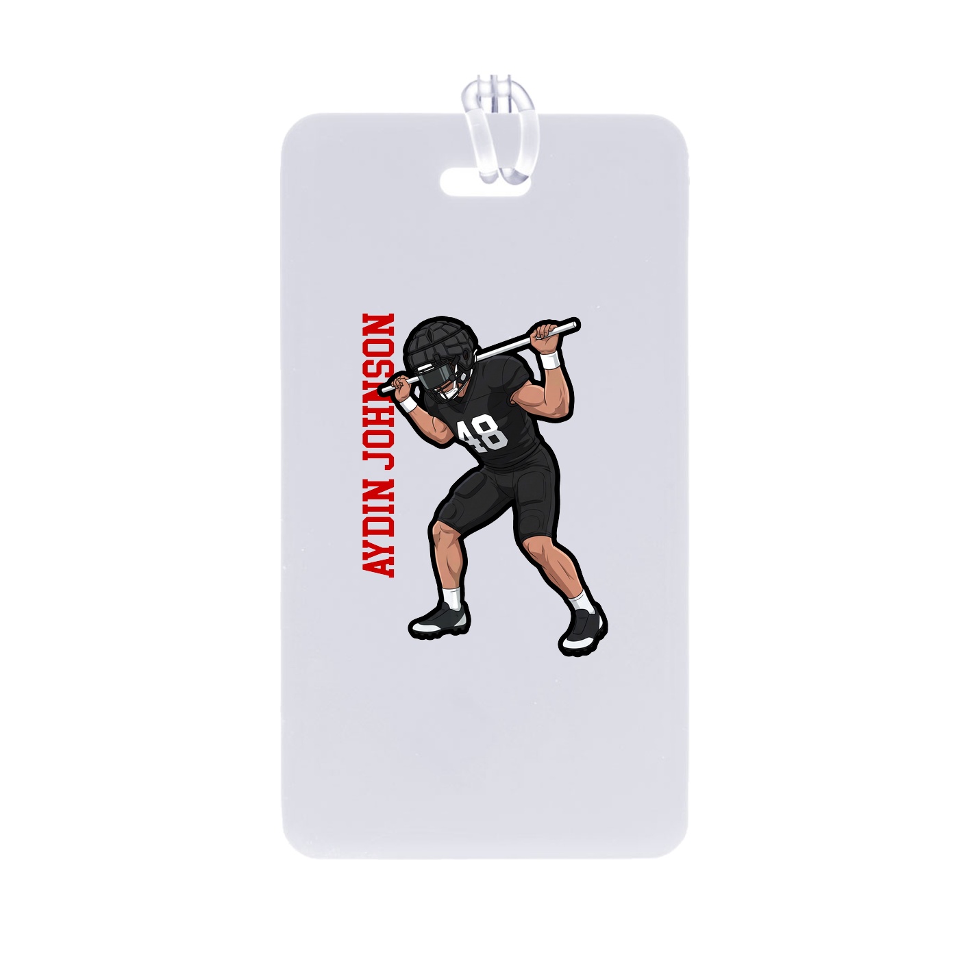 Bag Tag — Name Vertical in Classic