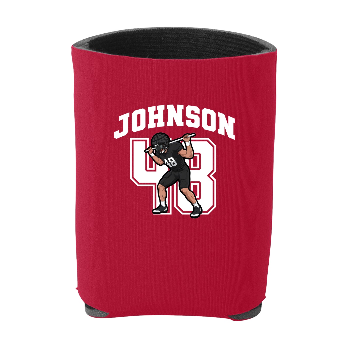 Can Holder — Number in Red