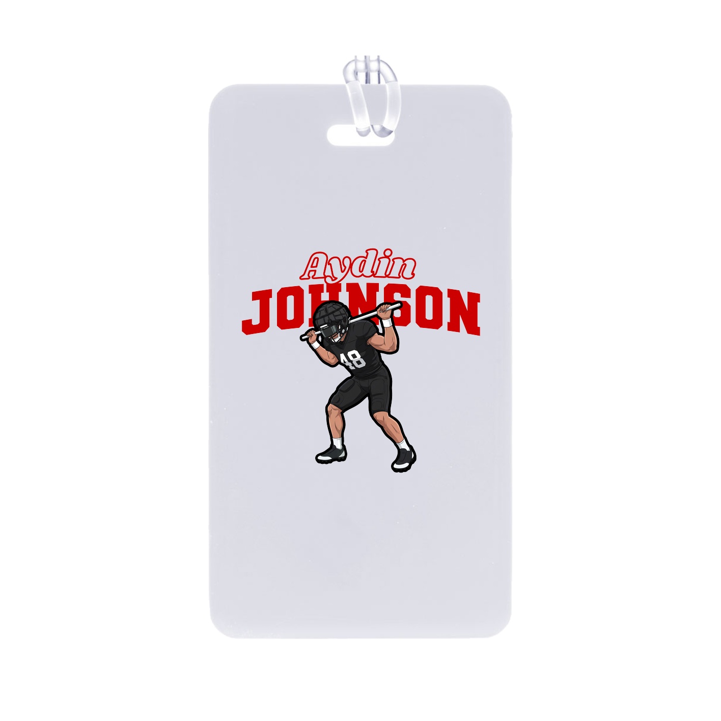 Bag Tag — Name Arch in Classic