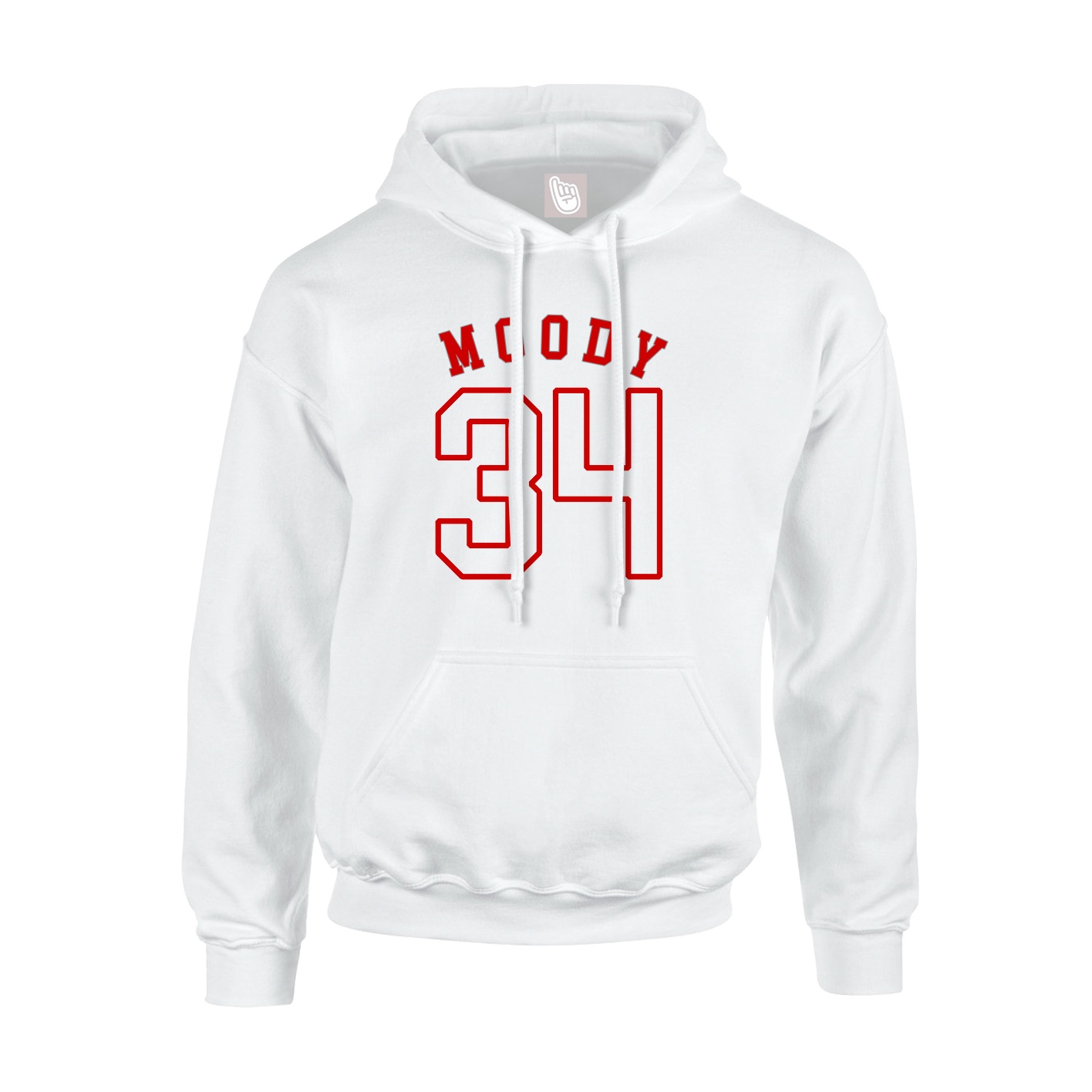 Hoodie — Shirsey Arch in White