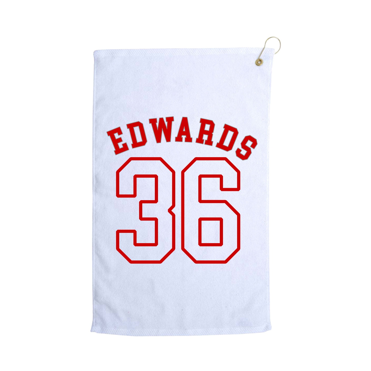 Golf Towel — Shirsey Arch in White