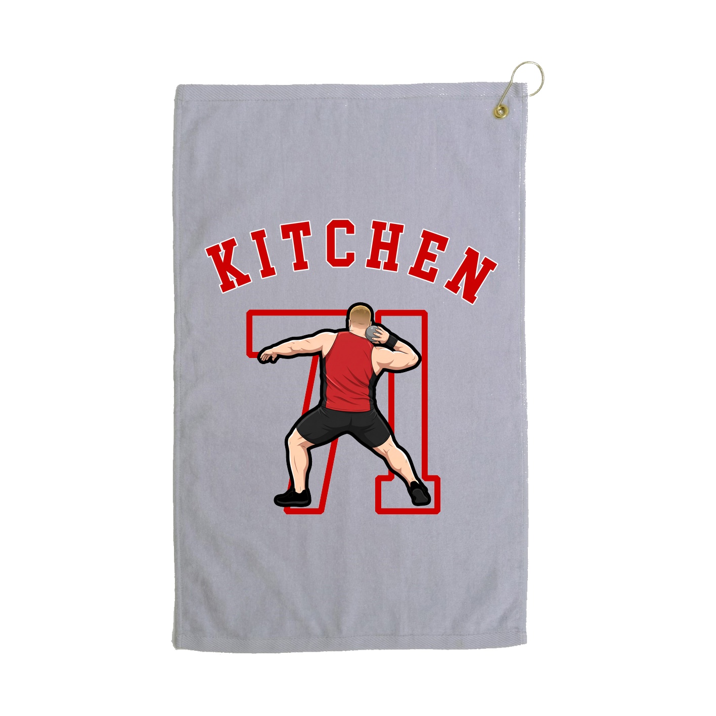 Golf Towel — Shirsey Arch in Grey