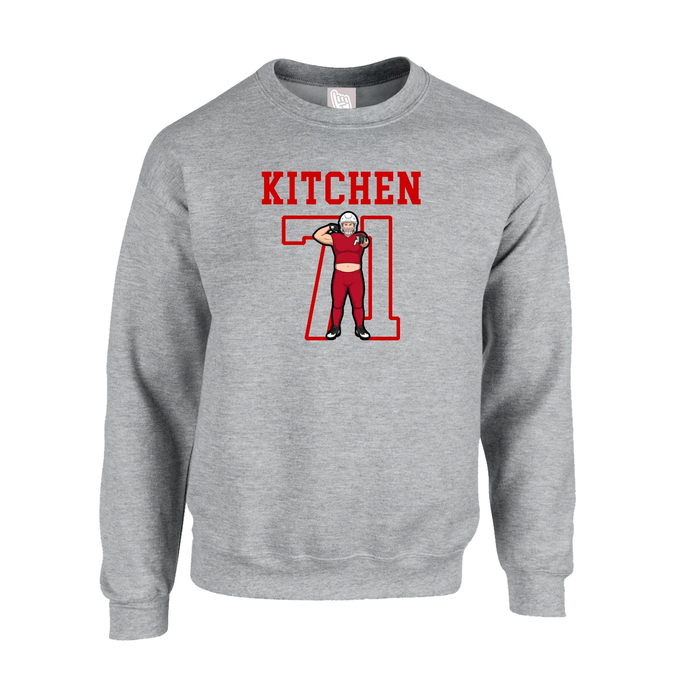 Fleece Crew — Shirsey in Grey