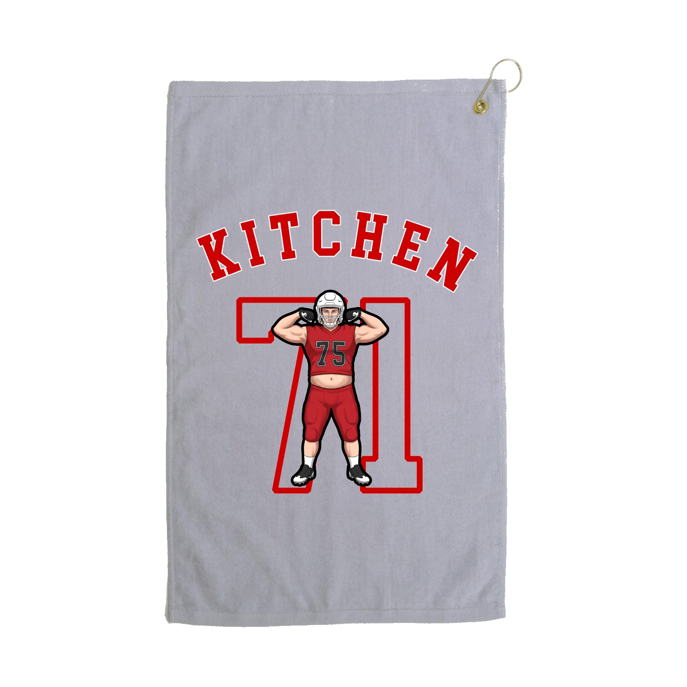 Golf Towel — Shirsey Arch in Grey