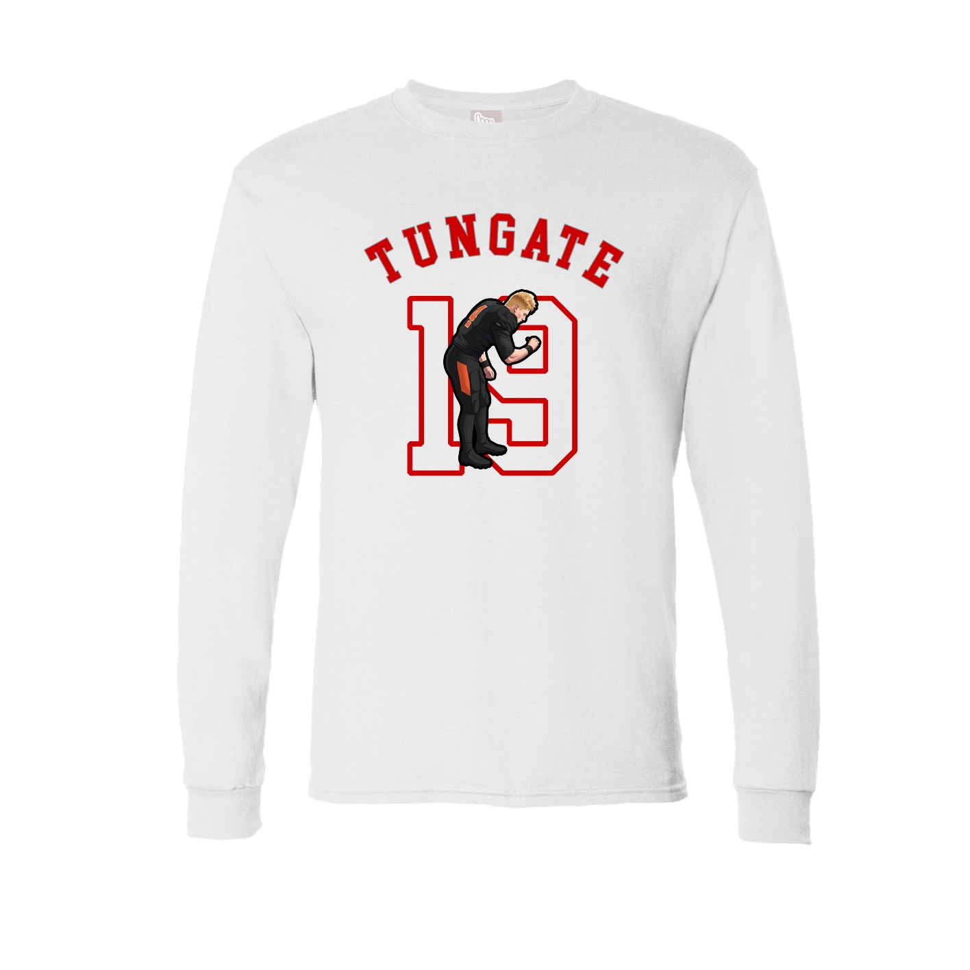 Long Sleeve Tee — Shirsey Arch in White
