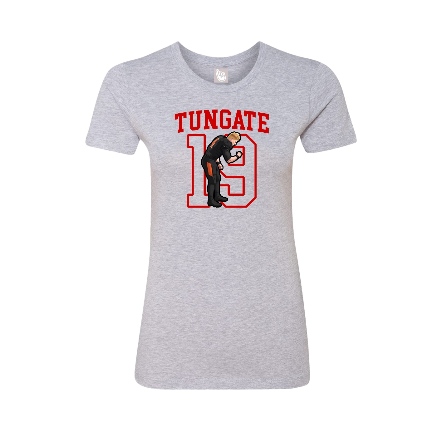 Fitted Women's Tee — Shirsey in Grey