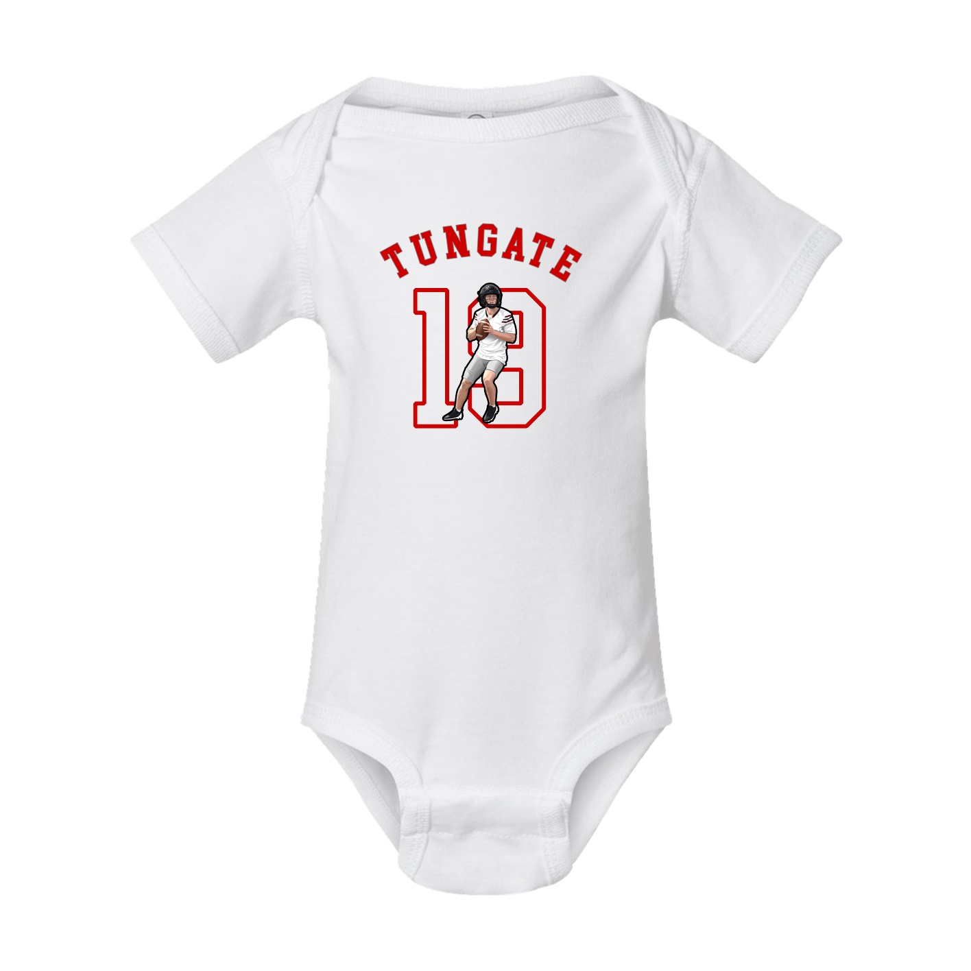 Baby Onesie — Shirsey Arch in White