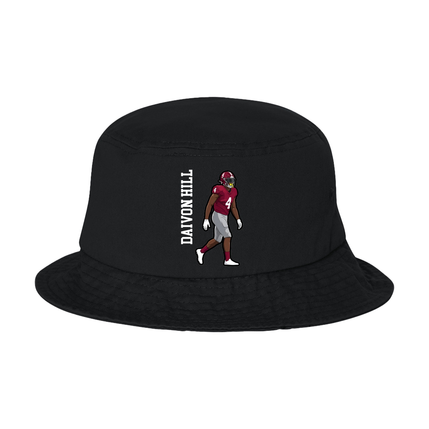 Bucket Cap — Name Vertical in Black