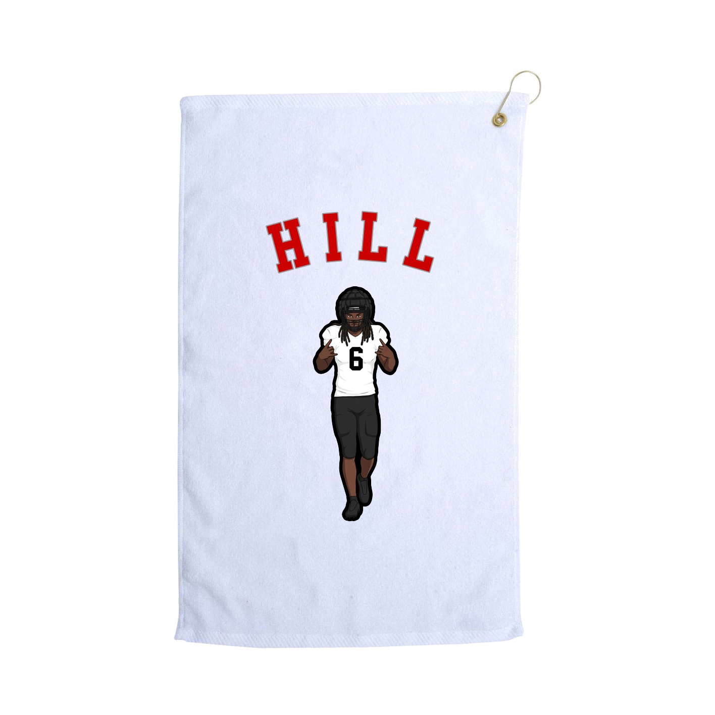 Golf Towel — Shirsey Arch in White