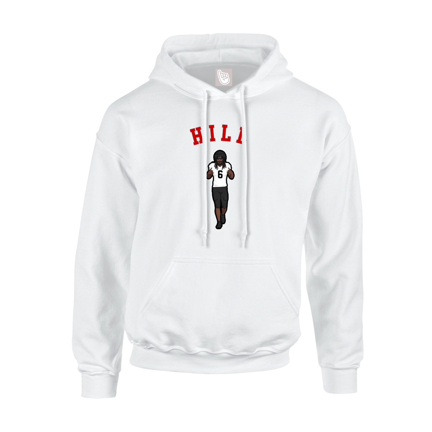 Hoodie — Shirsey Arch in White