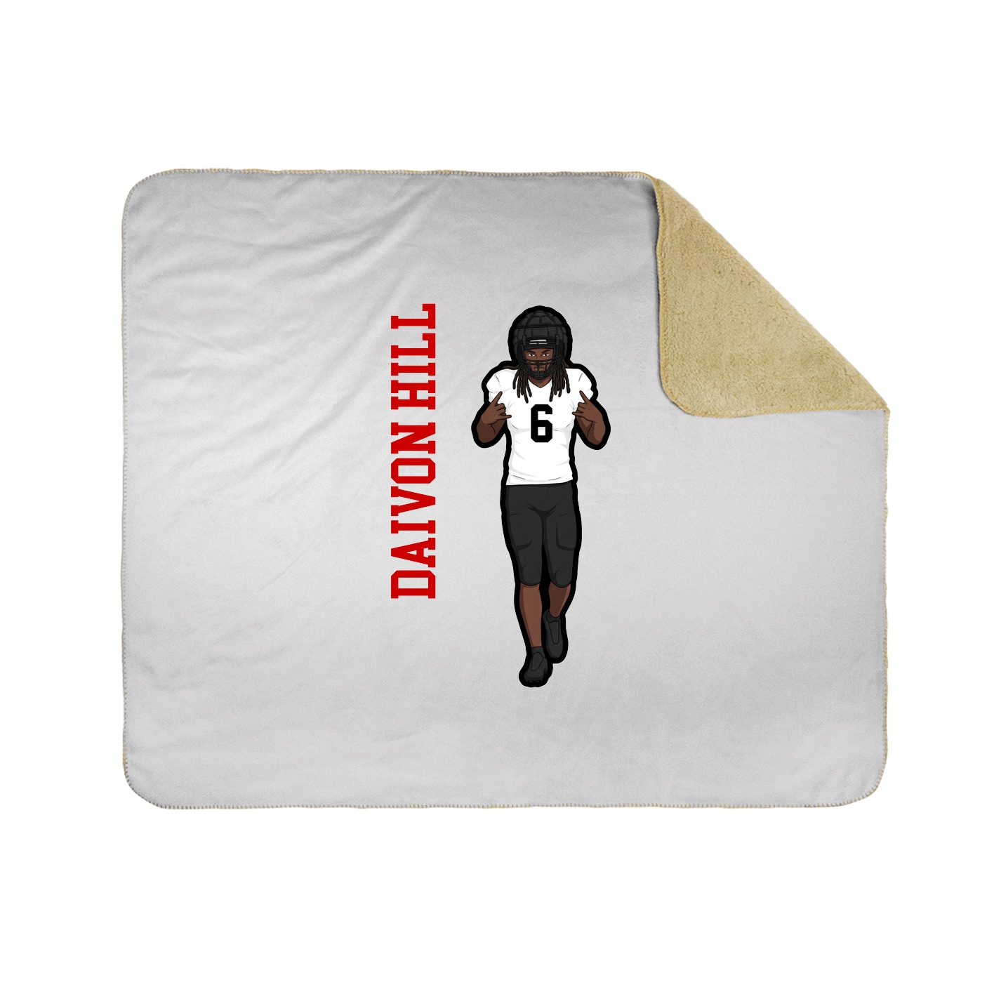 50x60 Sherpa Lined Throw Blanket