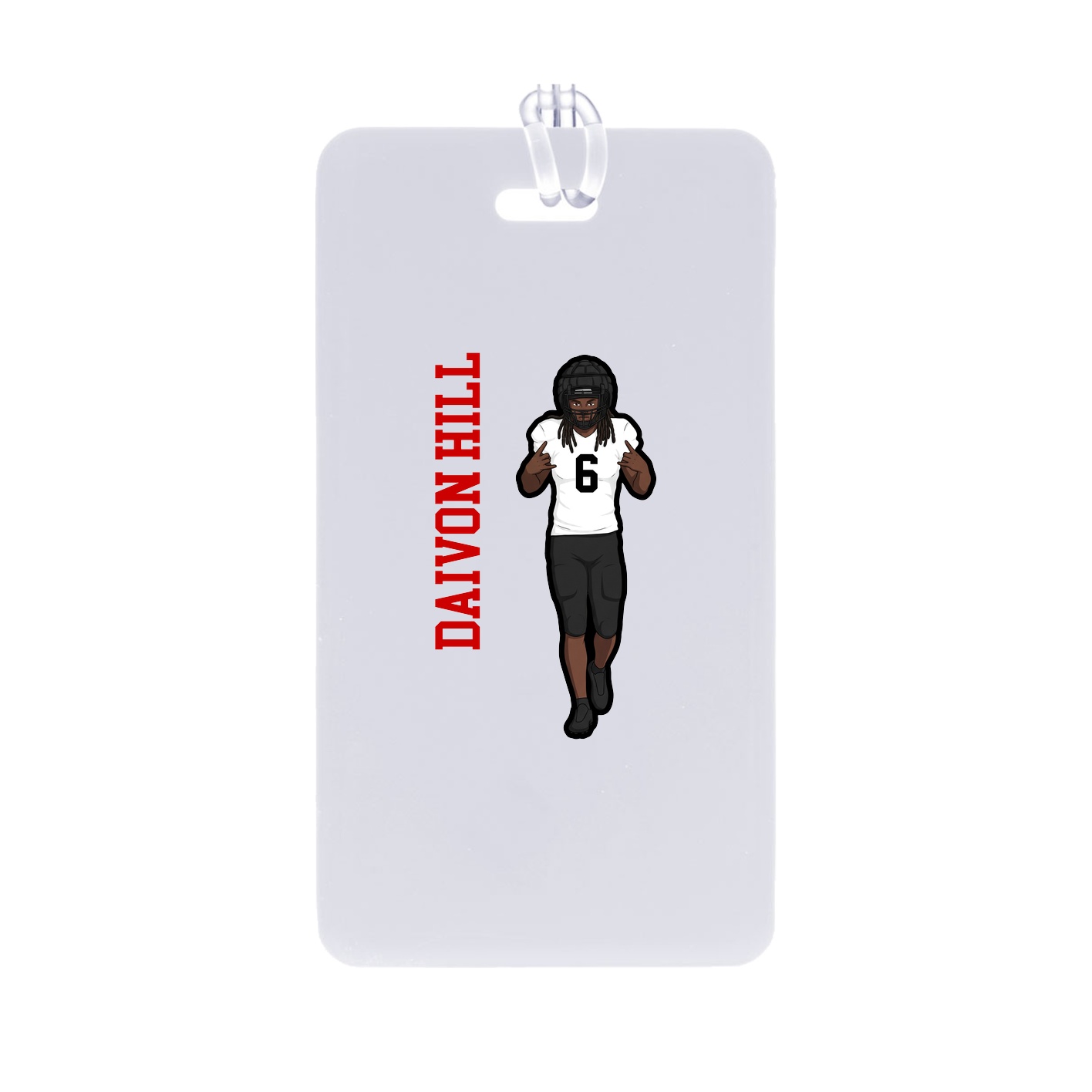 Bag Tag — Name Vertical in Classic