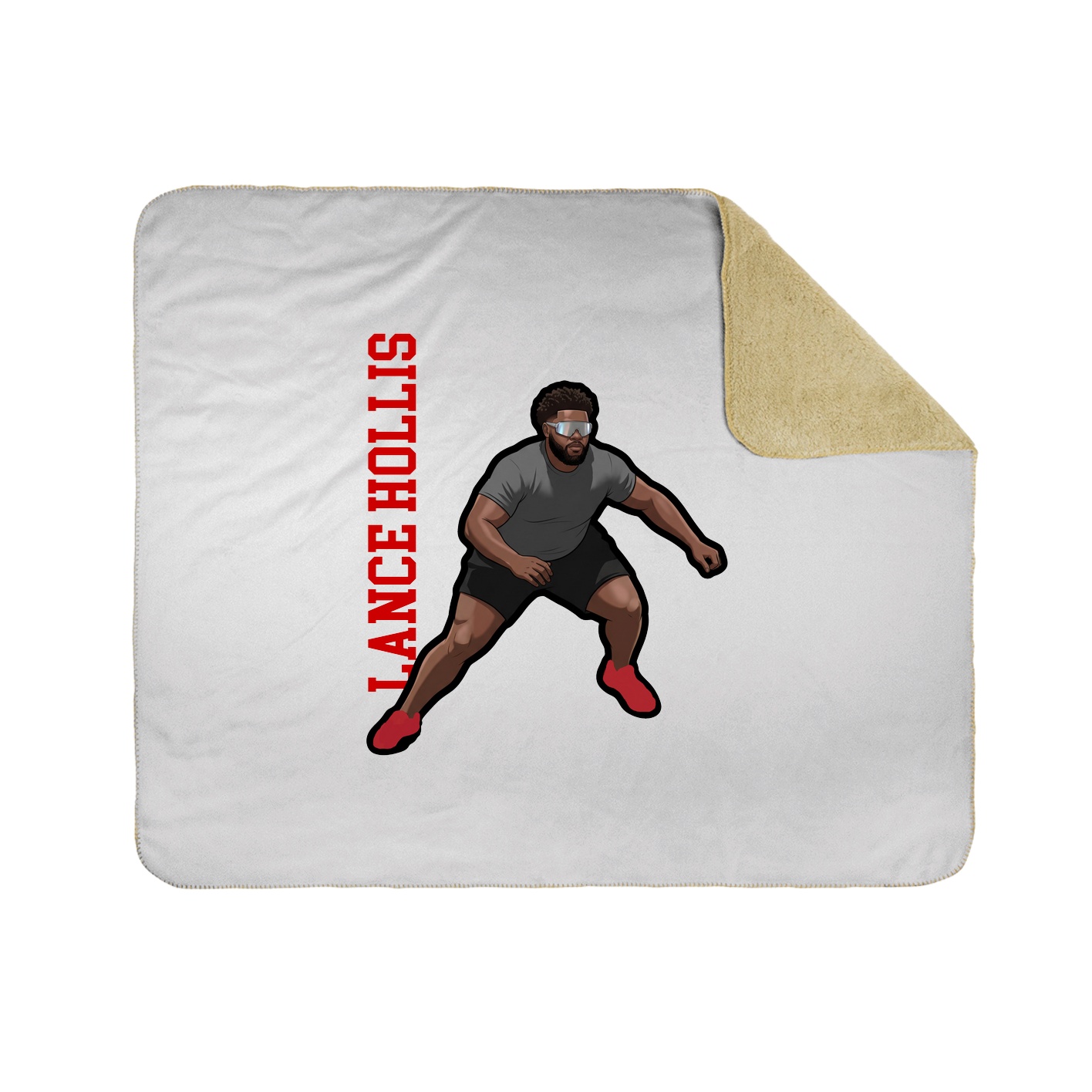 50x60 Sherpa Lined Throw Blanket