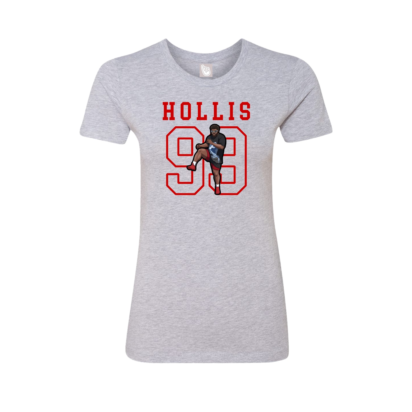 Fitted Women's Tee — Shirsey in Grey