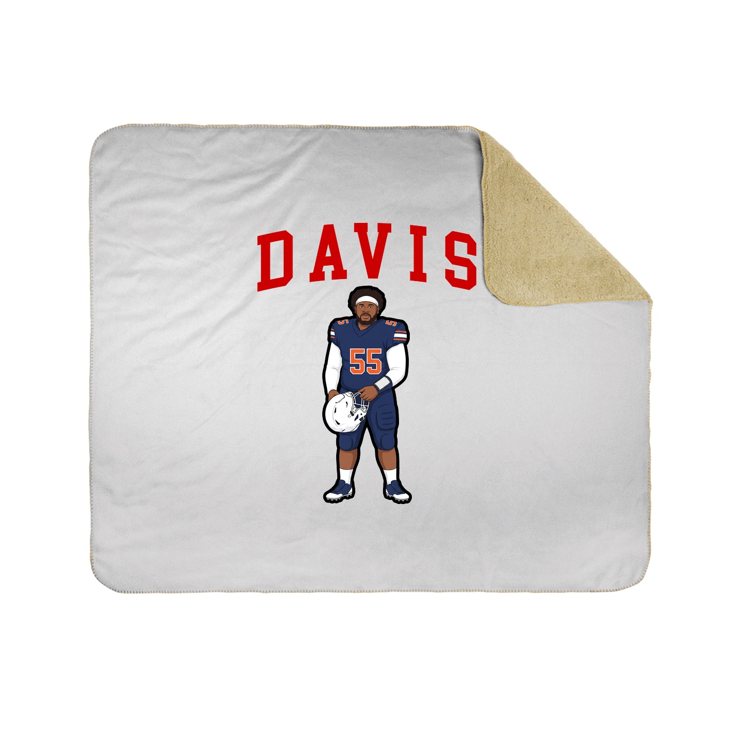 Throw Blanket — Shirsey in White
