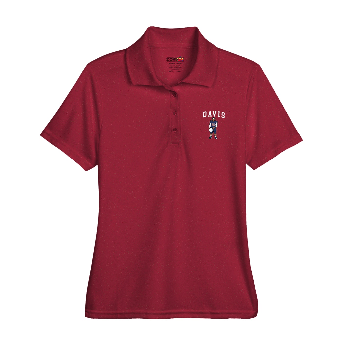 Womens Performance Polo — Shirsey in Red