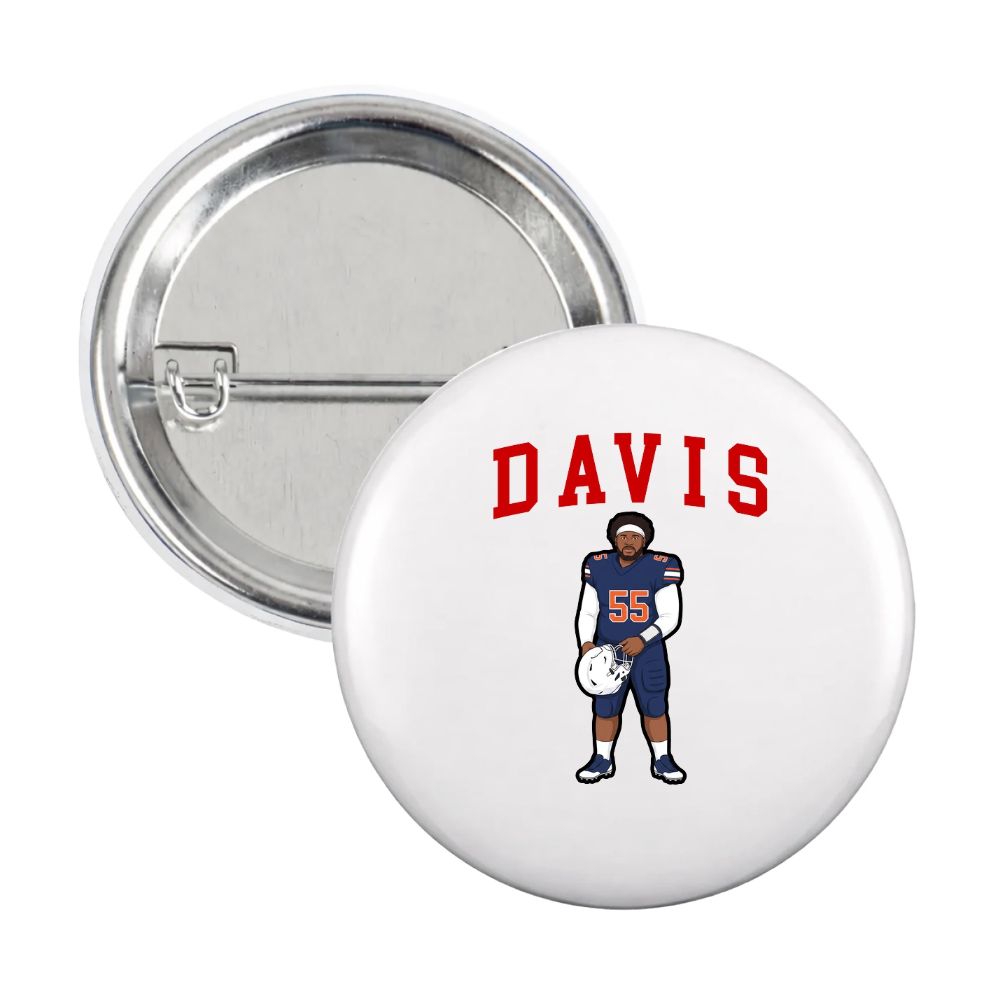Game Day Button — Shirsey in White