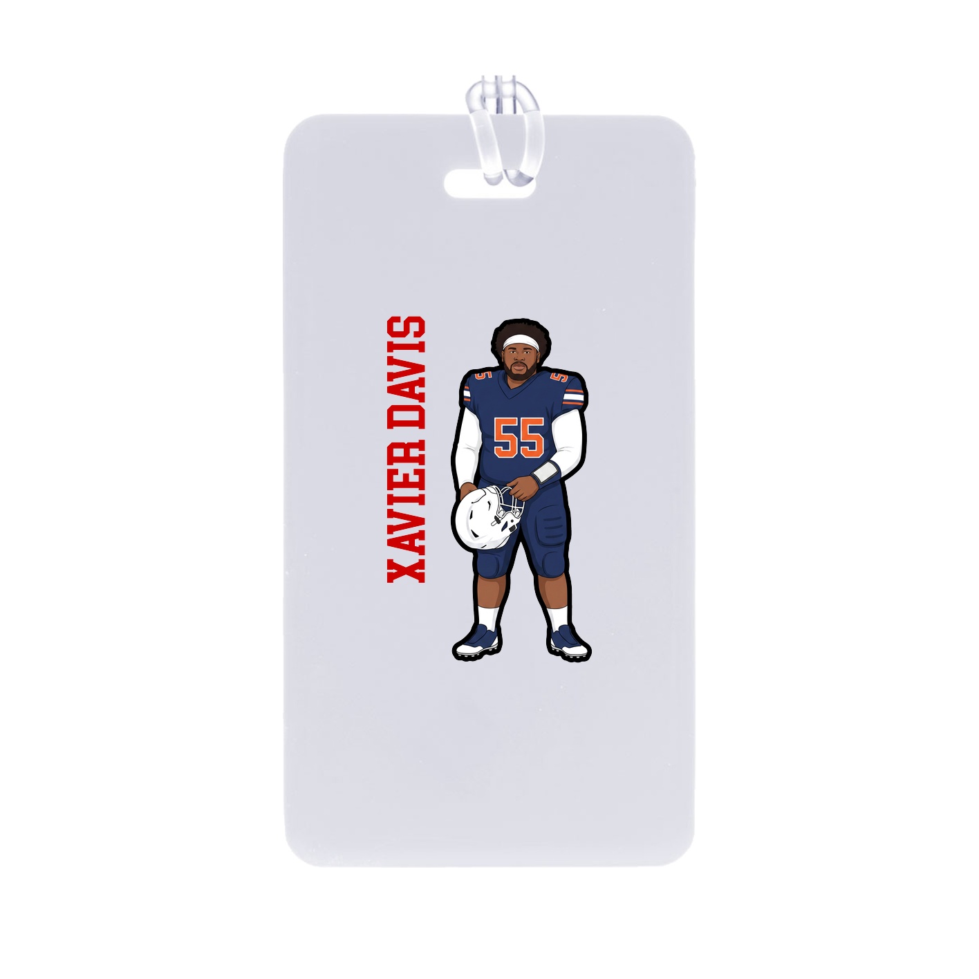Bag Tag — Name Vertical in Classic