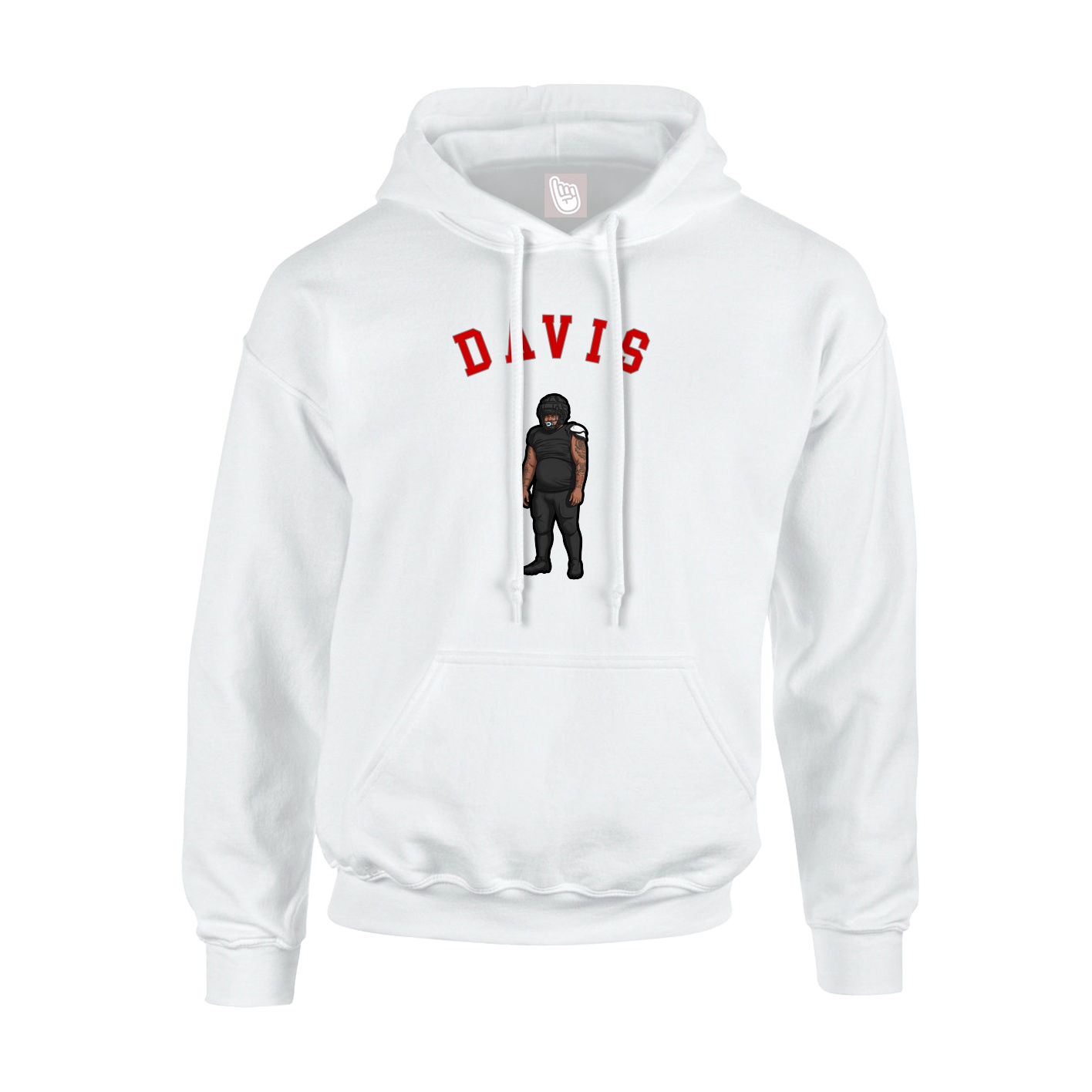 Hoodie — Shirsey Arch in White