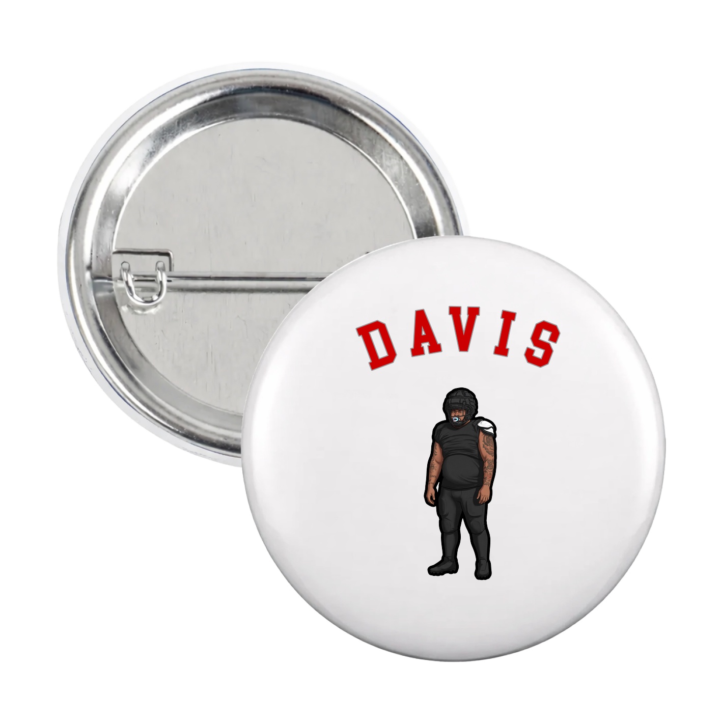 Game Day Button — Shirsey Arch in White