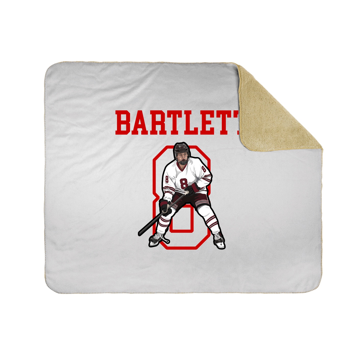 Throw Blanket — Shirsey in White