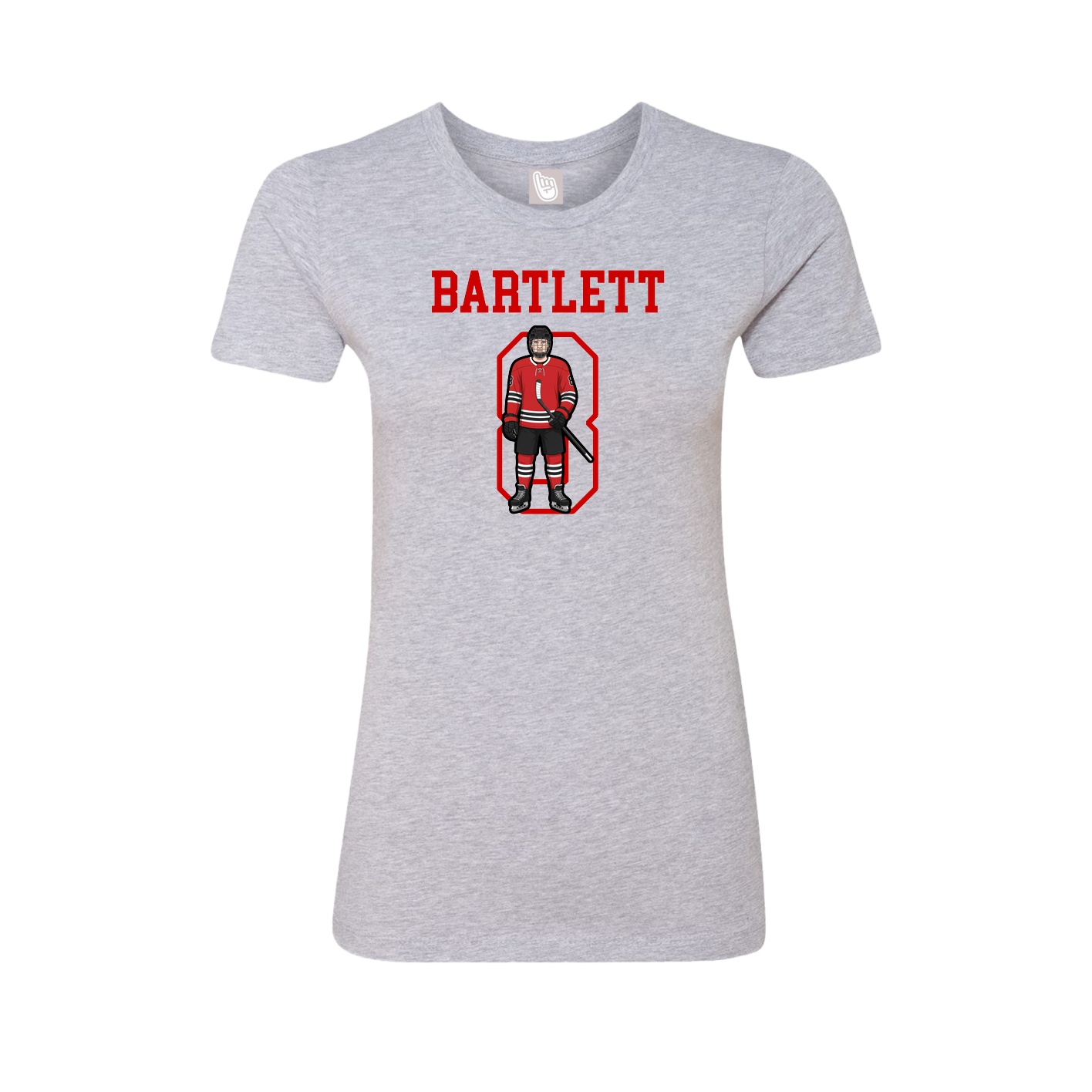 Fitted Women's Tee — Shirsey in Grey