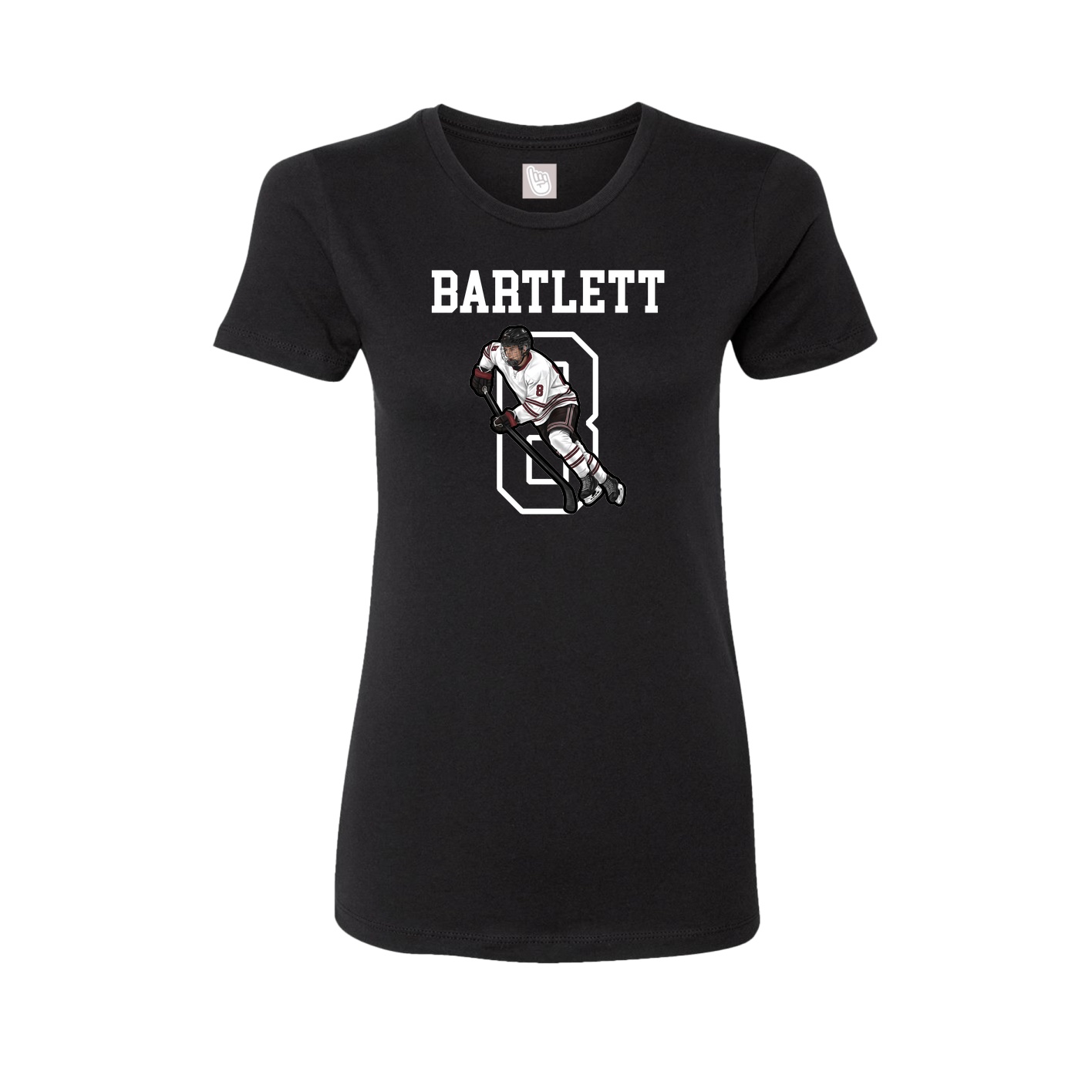 Fitted Women's Tee — Shirsey in Black