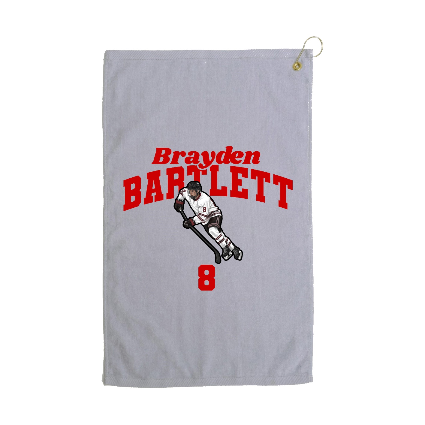 Golf Towel — Signature Arch in Grey