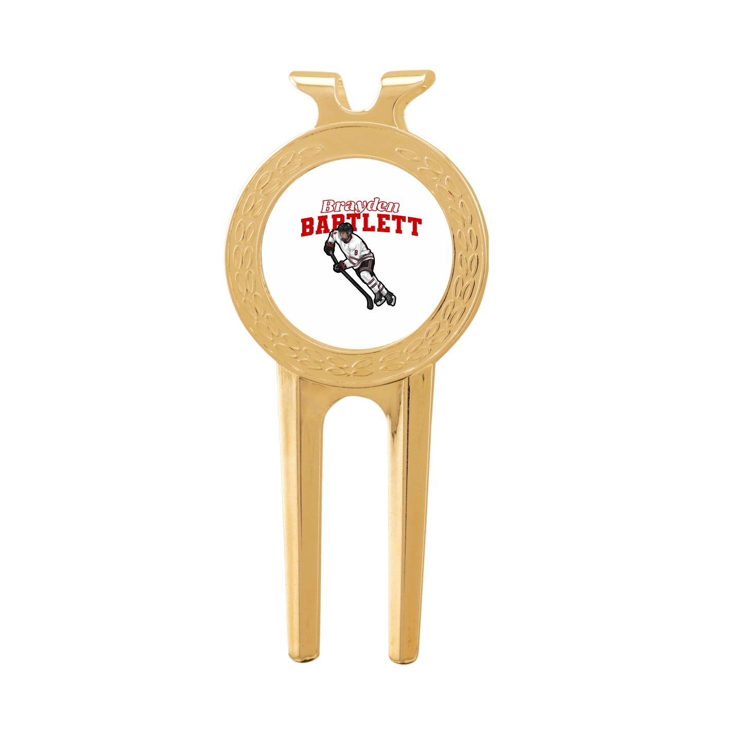 Divot Tool with Ball Marker — Name Arch in Classic