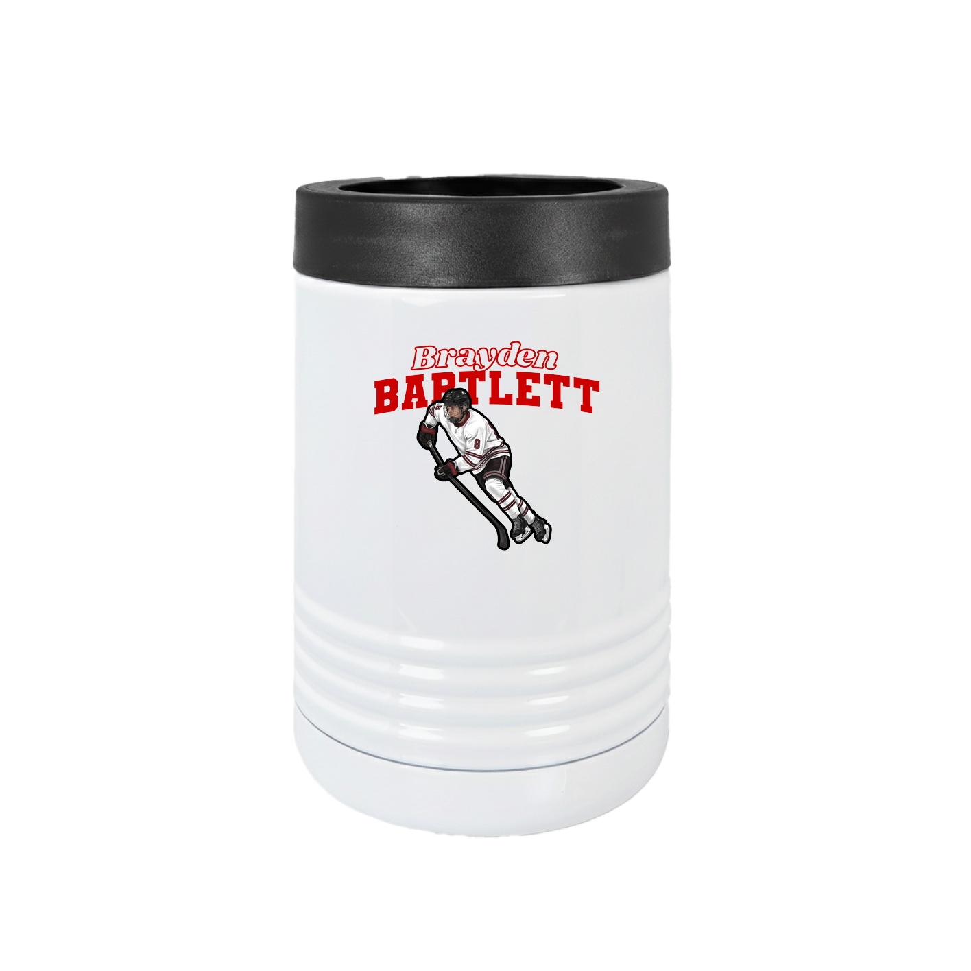 Beverage Holder — Name Arch in White