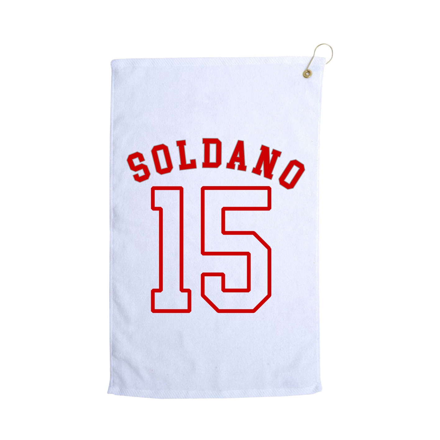 Golf Towel — Shirsey Arch in White