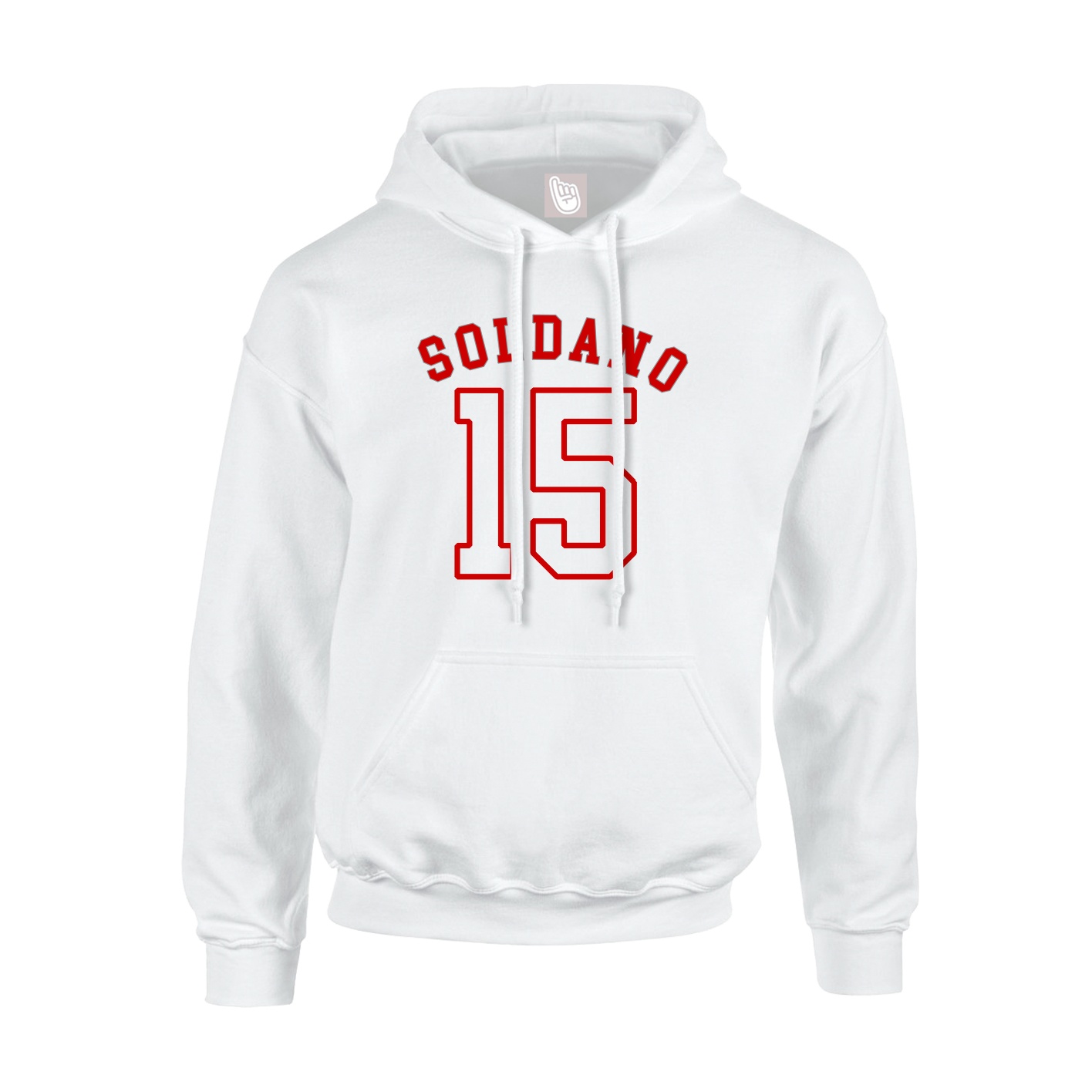 Youth Hoodie — Shirsey Arch in White