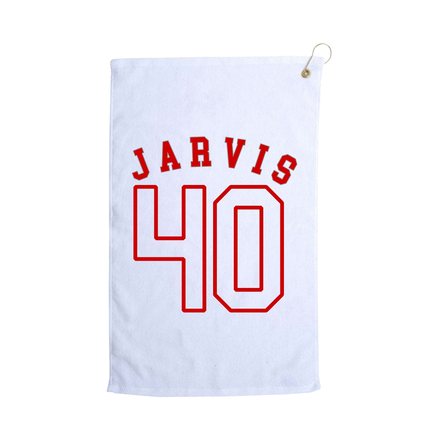 Golf Towel — Shirsey Arch in White