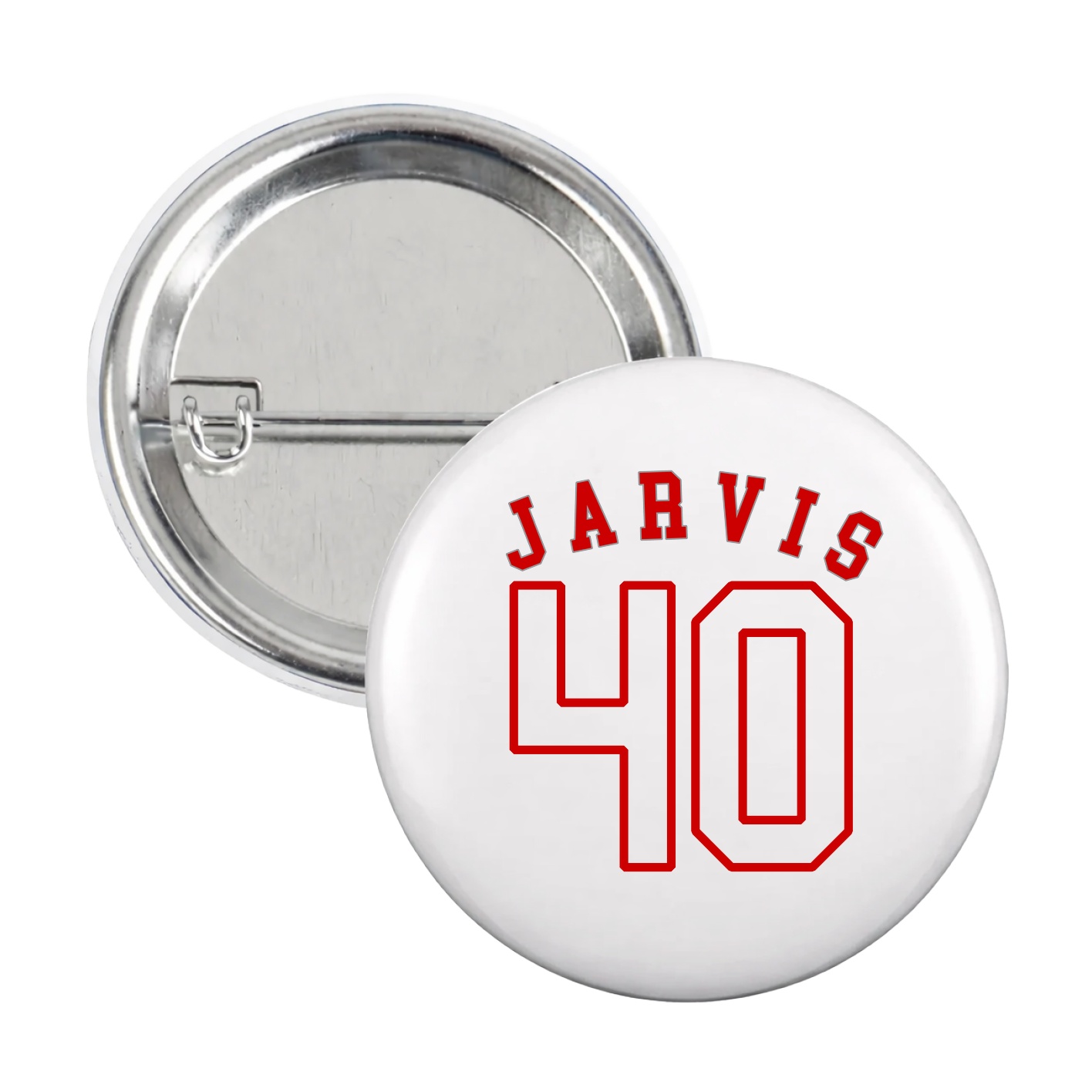 Game Day Button — Shirsey Arch in White