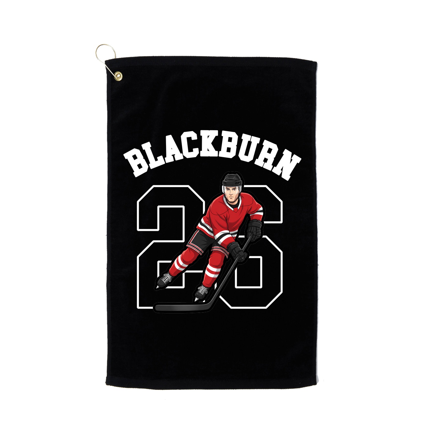 Golf Towel — Shirsey Arch in Black
