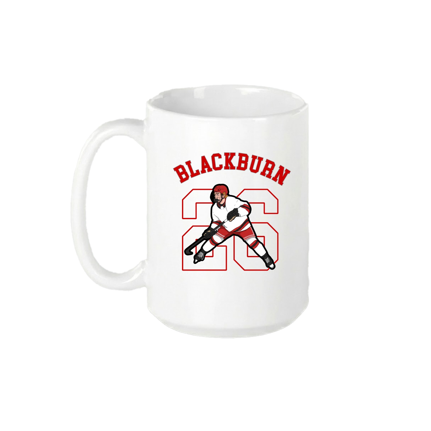 15oz Coffee Mug — Shirsey Arch in White