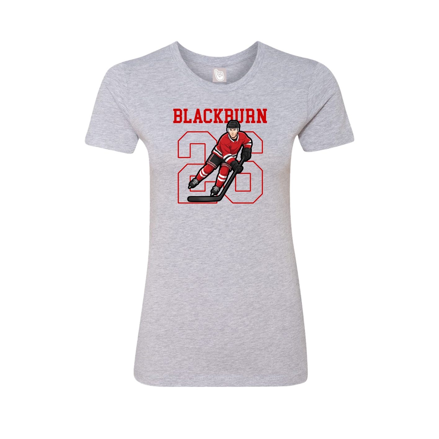 Fitted Women's Tee — Shirsey in Grey